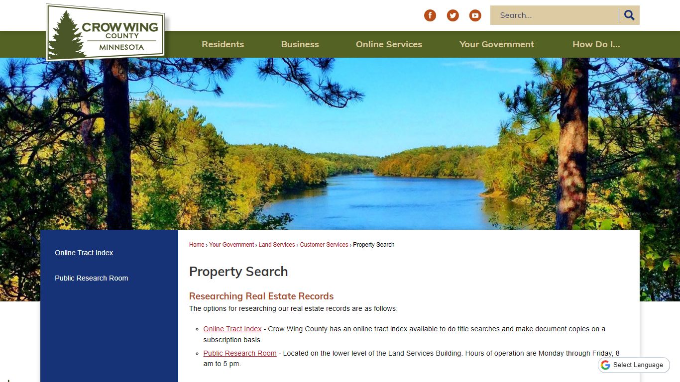 Property Search | Crow Wing County, MN - Official Website